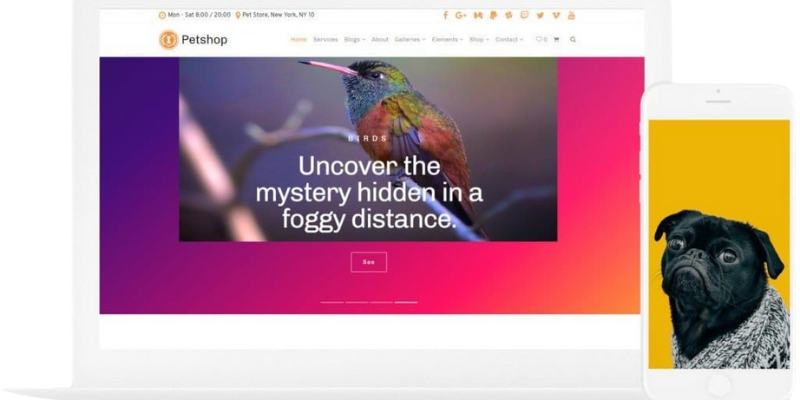 Petshop WordPress Theme